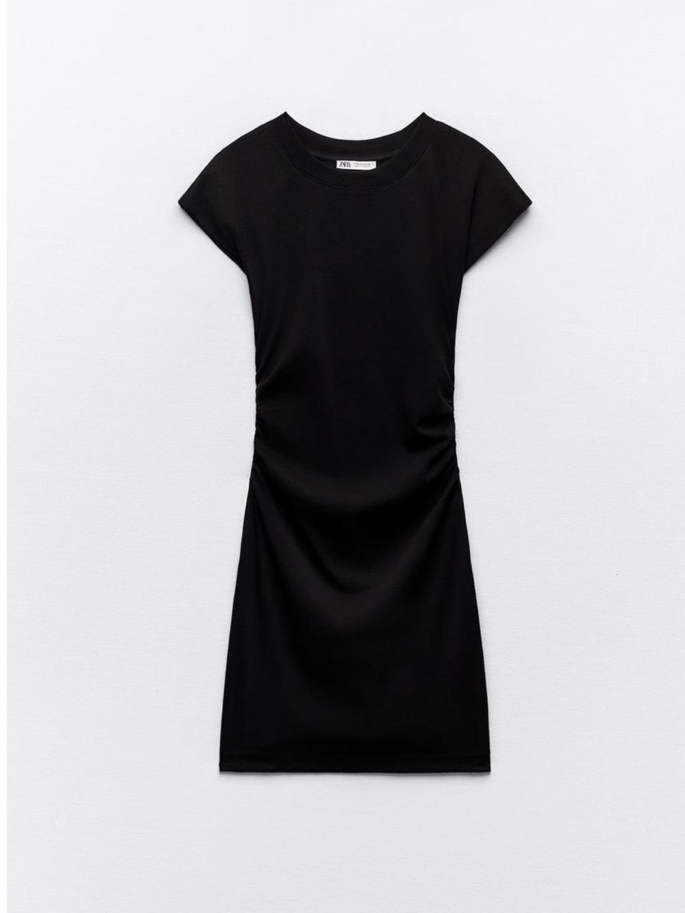 Zara Gathered Fitted Mini Dress